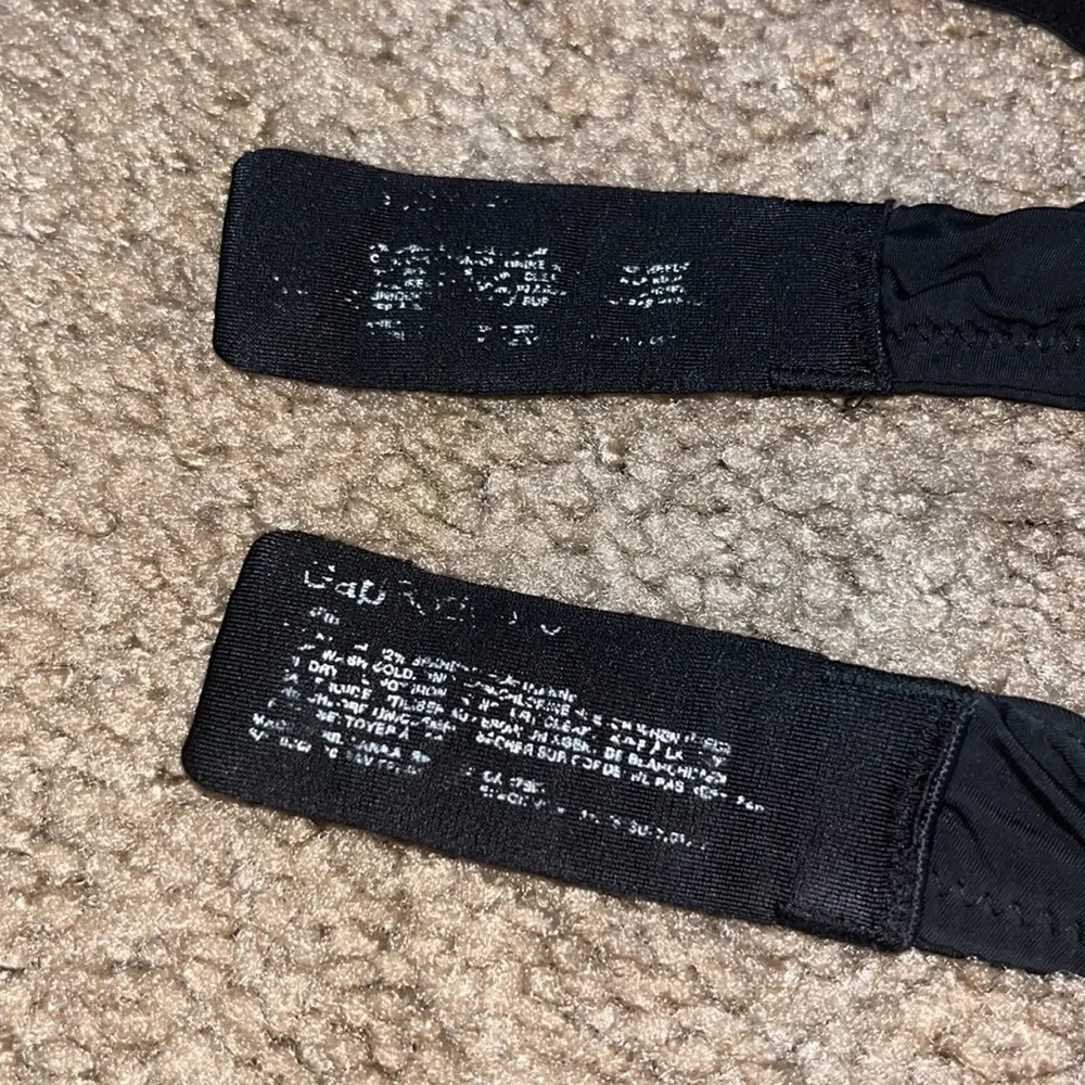 Gap Body Favorite T-Shirt Bra Lightly Padded Adjustable Straps Black 32C (Set 2)
